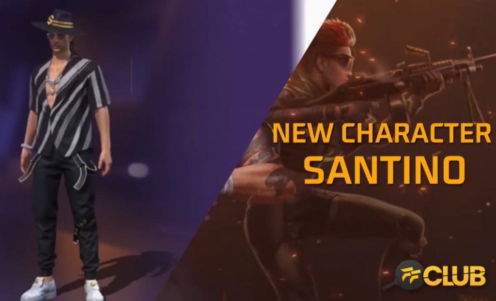 Nova atualização FF 2023🔥novo personagem Santino Teletransporte