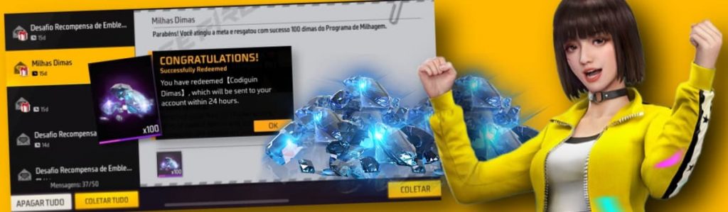 CODIGUIN FF: novo código Free Fire Gola Alta 2023; veja como resgatar no  Rewards