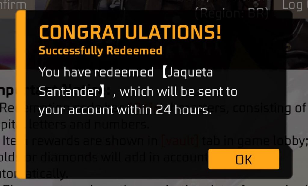 CORRE!! CODIGUIN INFINITO PEGUE AGORA JAQUETA DE GRAÇA, SANTANDER, COMO  RESGATAR CÓDIGO NO FREE FIRE 