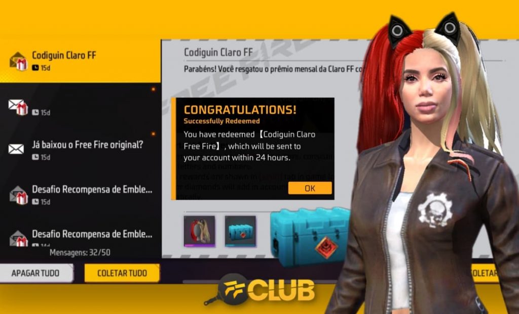 CODIGUIN FF 2023: código Free Fire x Infinix no Rewards; saiba tudo! - Free  Fire Club