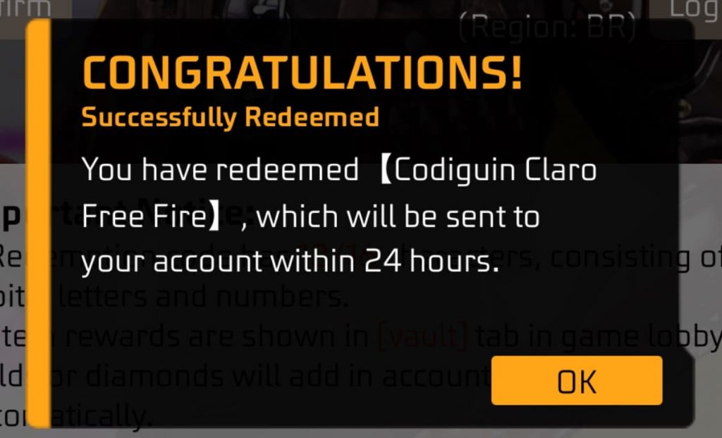 CODIGUIN FF 2023: novo código Free Fire x Claro em maio; resgatar no  Rewards - Free Fire Club