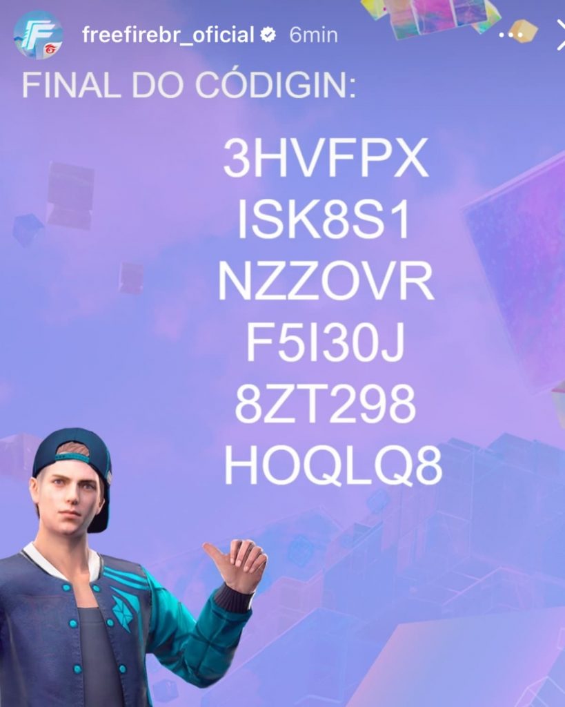 CODIGUIN FF 2023: códigos Free Fire para resgatar: Angelical e