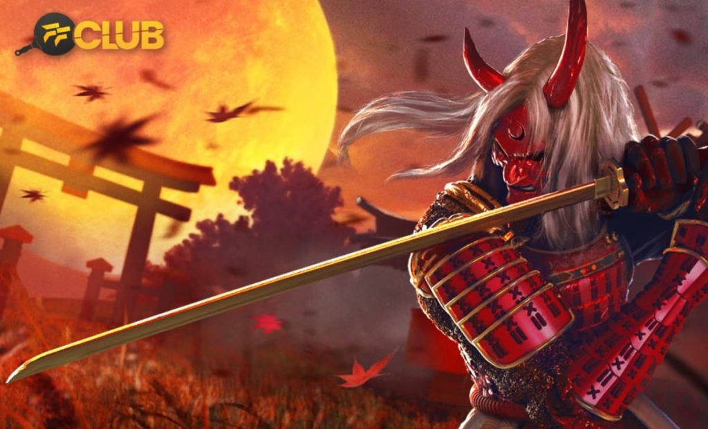 SAMURAI ZUMBIFICADO DE VOLTA AO FREE FIRE-TORRE DE TOKENS,BANDEIRÃO,GOLA  PRETA,SALAS,SOMBRA ROXA!! 