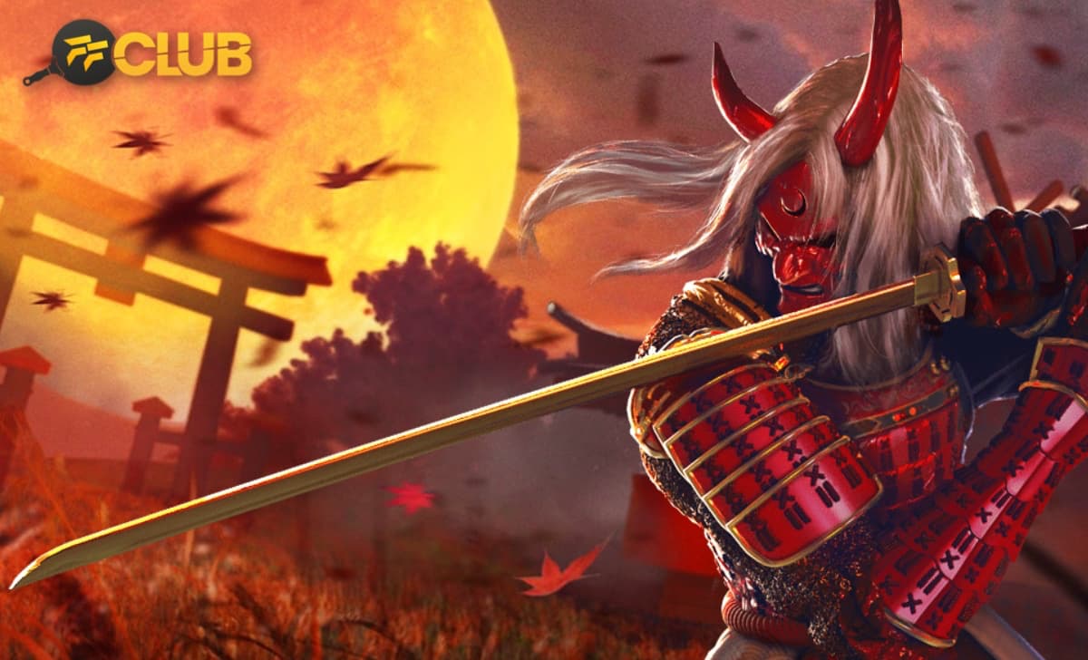 Capa YT Free Fire Samurai Zumbificado para Editar