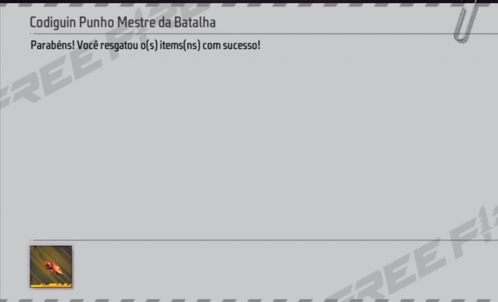 ÚLTIMO DIA! RESGATE O CODIGUIN DO PUNHO DE GRAÇA! COMO RESGATAR FREE FIRE  2023 codigo infinito roxo 