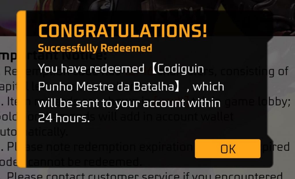CODIGUIN FF: novo código Free Fire do punho; resgatar no Rewards