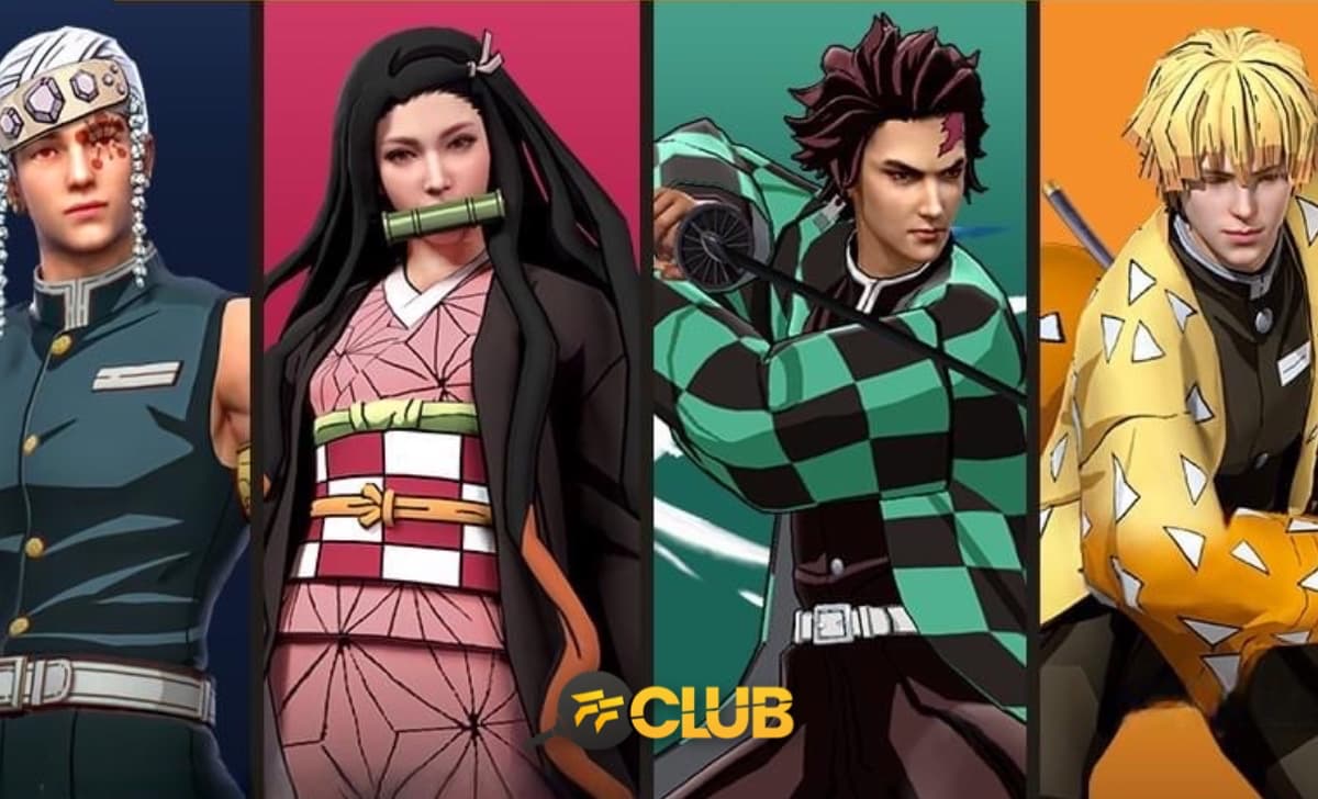 Free Fire x Demon Slayer: veja as skins - Free Fire Club