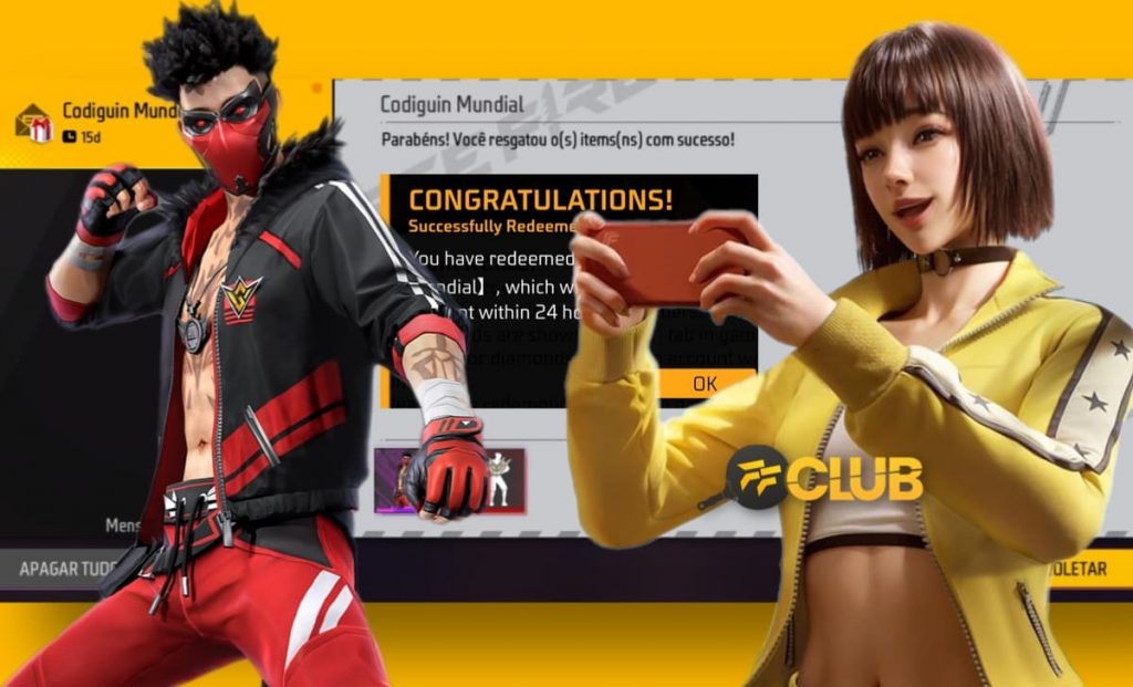 CODIGUIN FF: códigos Free Fire para resgatar em dezembro 2023 - Free Fire  Club